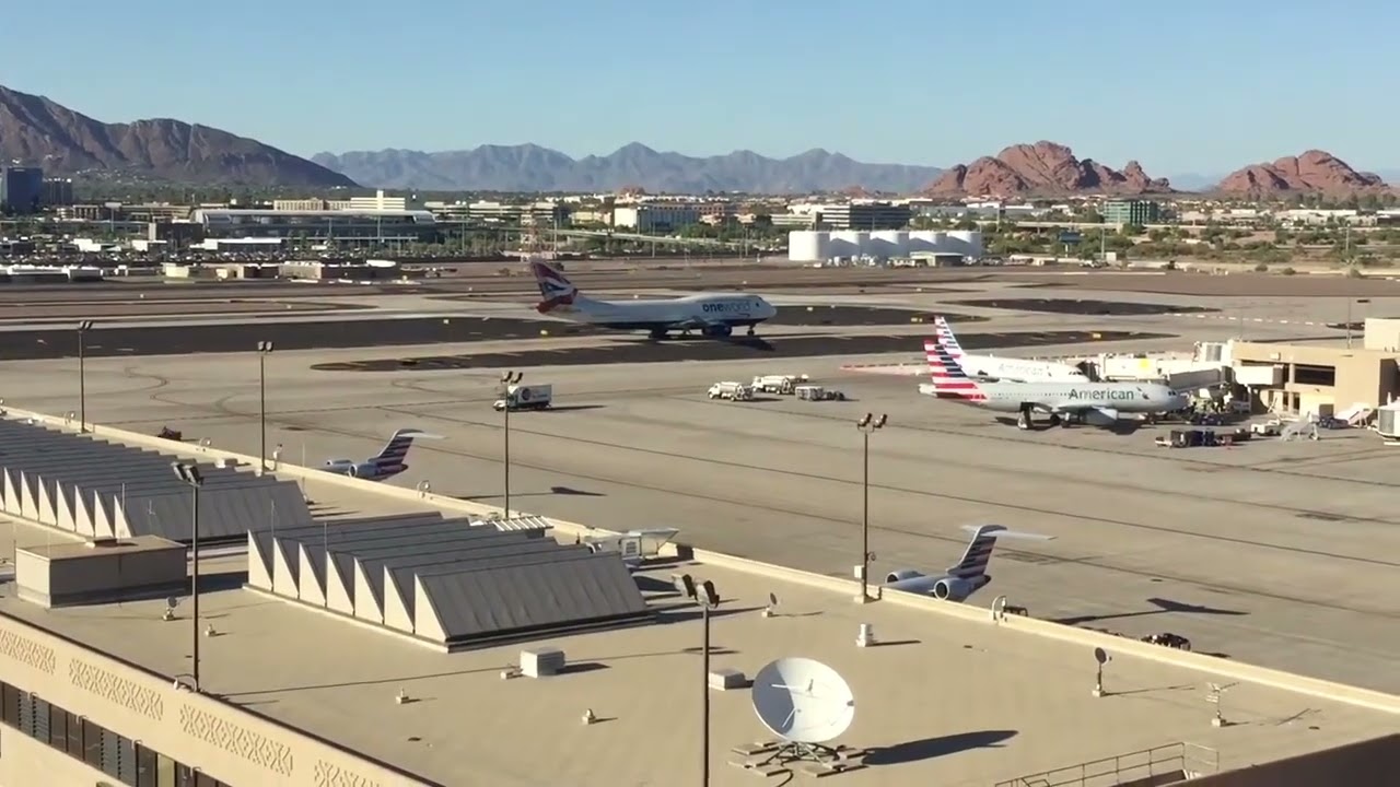 British Airways 747 @ Phoenix SkyHarbor Airport