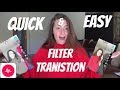 TikTok | Quick and easy filter transition|tutorial|  - shauni