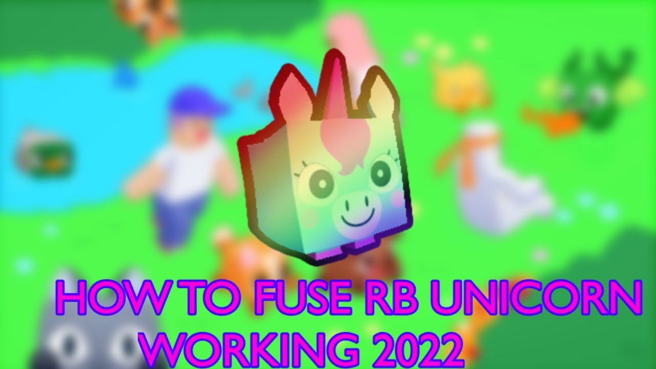 How to fuse RB Unicorn in pet sim x