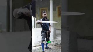 Thrusting from The DRAW!! - Arming Sword #martialarts #hema