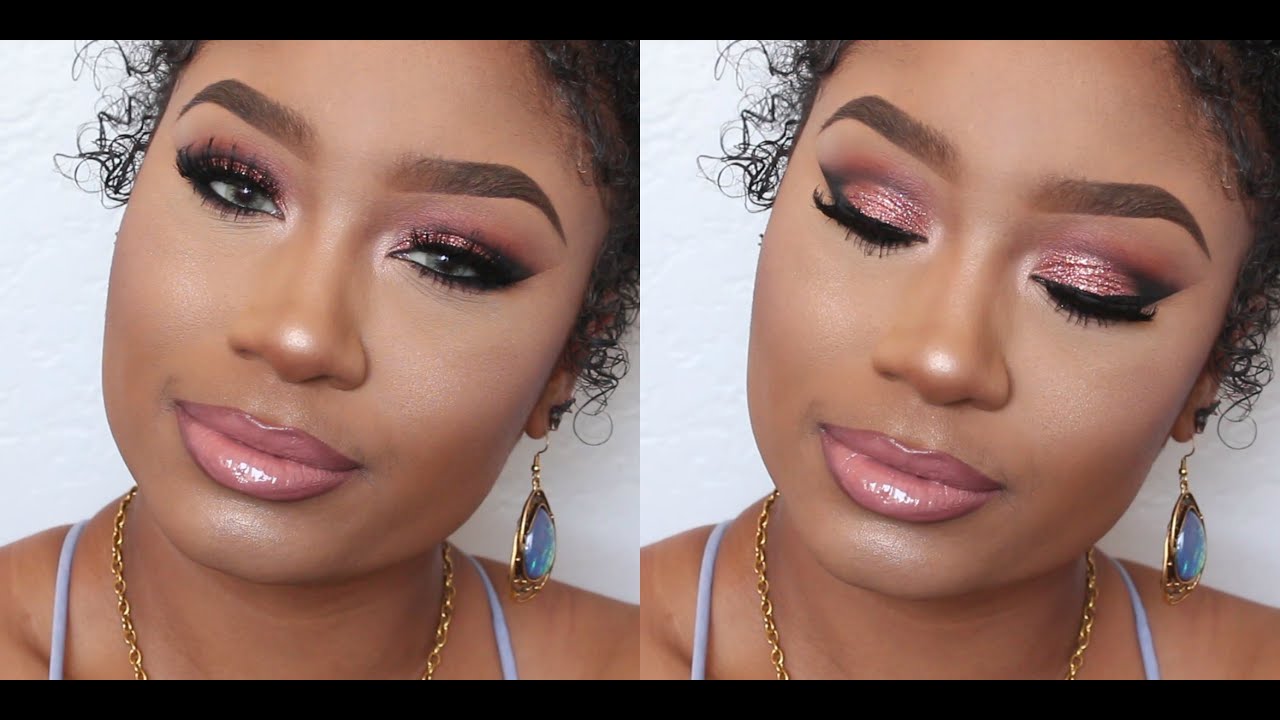 Pink Glitter PROM 2016 Makeup Tutorial YouTube