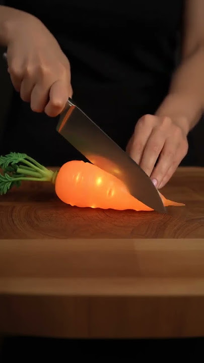🌟 Glowing Carrot Delight: ASMR Sensations! 🥕