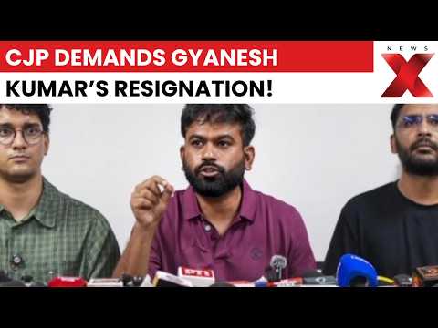 CJP Demands Gyanesh Kumar Resignation: 48-Hour Ultimatum Over SIR Row | NewsX