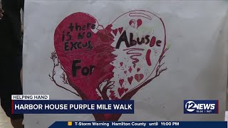 Harbor House Purple Mile Walk held for domestic violence awareness