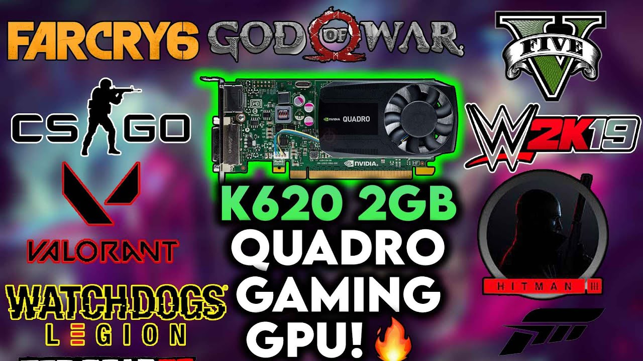Nvidia Quadro K620 In 2022  Can We Game On Quadro 45$ GPU?🤔 