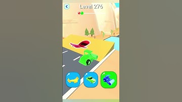 Shape shifting2 game level #276  hyper casual game #shapeshifting  #gameplay #gaming #shortvideo