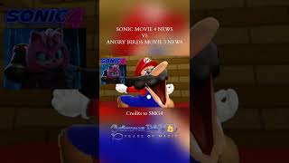 Sonic Movie 4 News vs Angry Birds Movie 3 News (MEME) Credits to SMG4