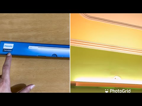 PHILIPS Twinglow Led Up-Down Batten Tubelight Unboxing &