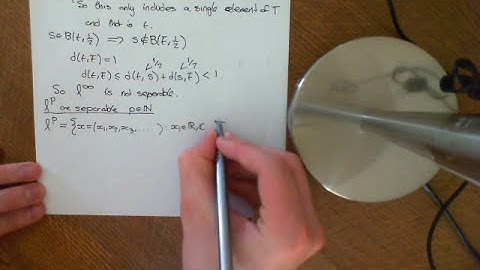 Separability of Lp Spaces Part 1