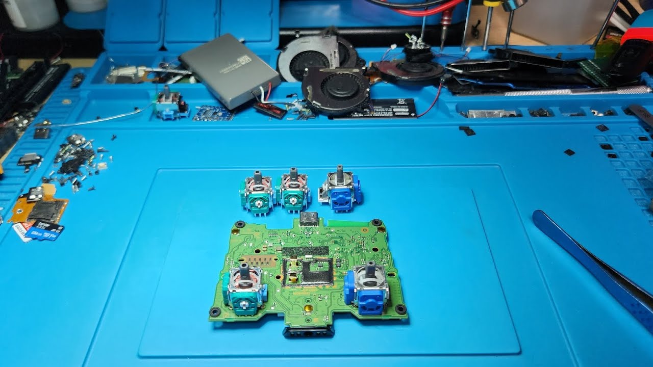 소니 플스5 듀얼센스 홀센서개조 알프스 아날로그센서 k silver 무접촉 홀센서 비교