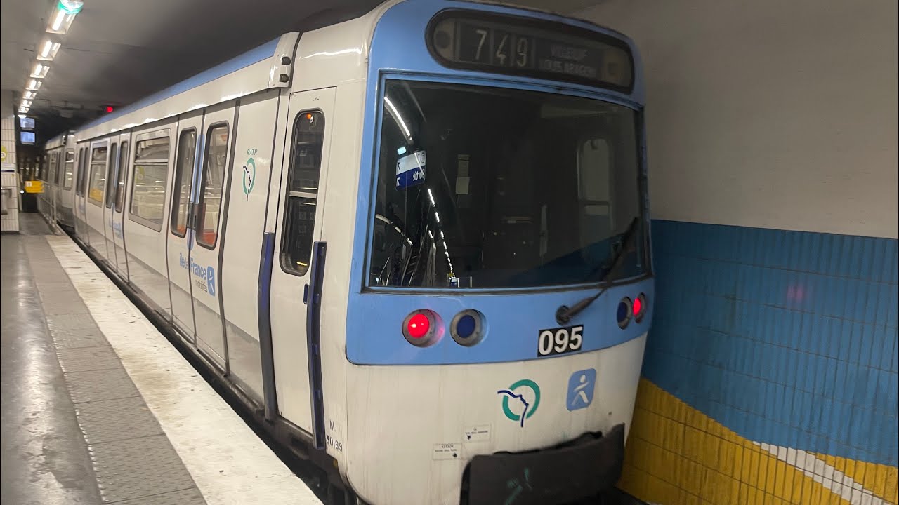 Trajet de Villejuif Louis Aragon à La Courneuve 8 mai 1945 sur le métro 7