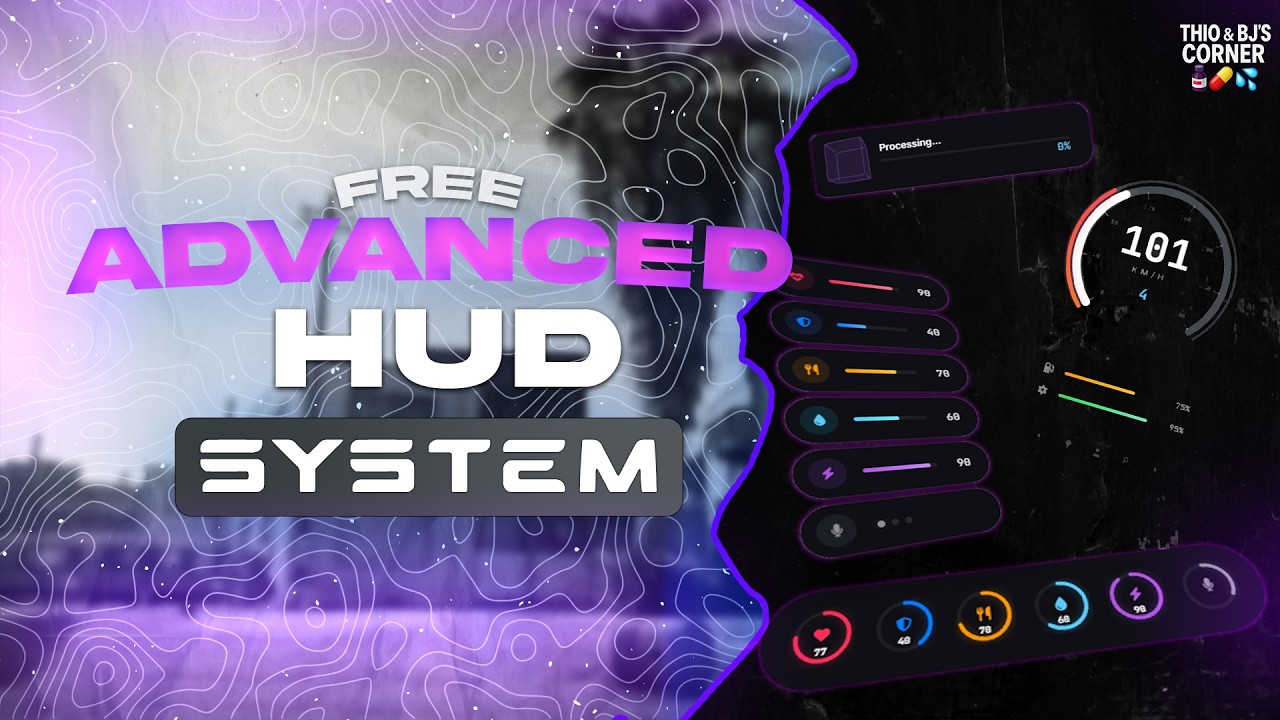 Script Hud Vips Free FiveM HUD Script: The Only One You'll Ever Need! 💎 (HUD, Notify ...