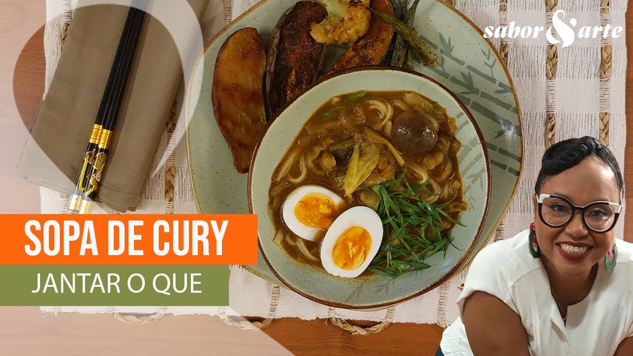Sopa de cury e macarrão | Jantar O Quê? com Larissa Januário