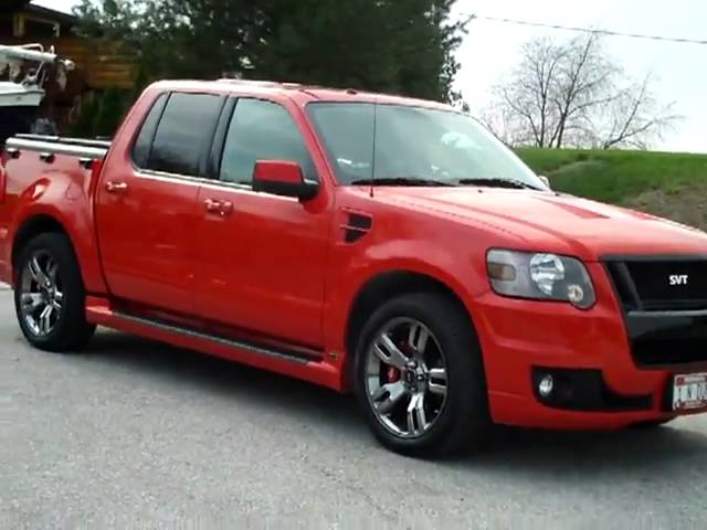 2010 Svt Sport Trac Adrenalin Supercharged Youtube