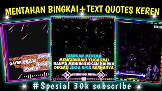 Mentahan Bingkai Quotes 30 Detik Text Free Dwonload||Terbaru2020