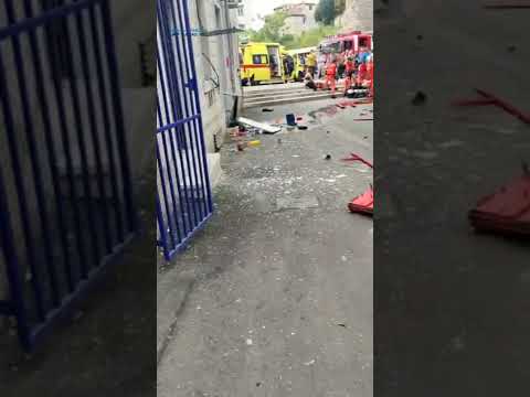 Eksplozija u kuhinji fast fooda u Splitu