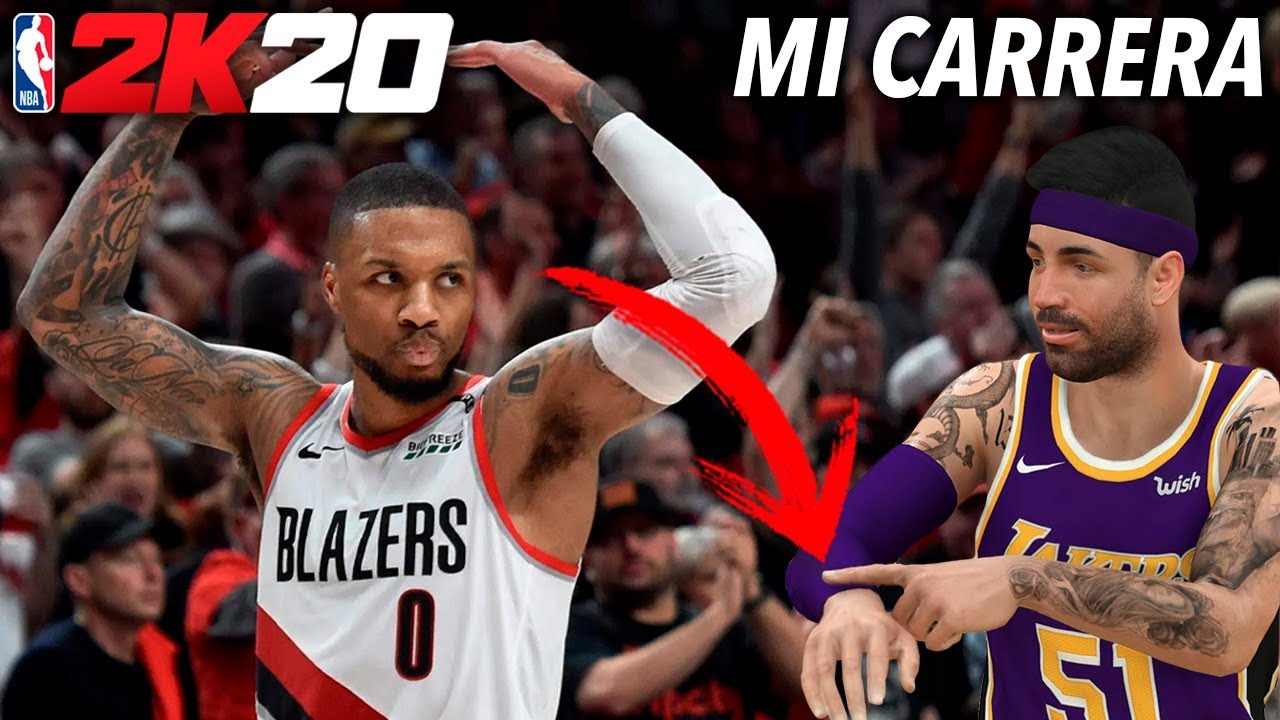 NBA 2K20 MI CARRERA 32 LILLARD vs AIRCRISS *DE LOCOS