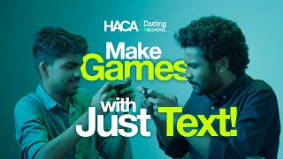You Won’t Believe This Game Was Made with Just Text! 😲 | Harisandco. Academy