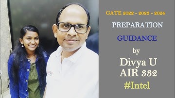 Live GATE Preparation Guidance |  Divya U | AIR 332 | GATE 2022 - 2023 - 2024 | CS | IT | iGate B