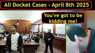 Judge Fleischer's Entire Docket - April 8th, 2025 - Justice Junkies Courtroom
