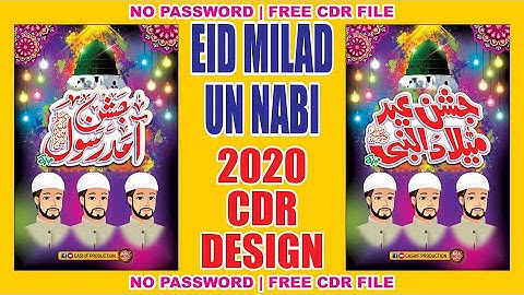 Eid Milad Un nabi 2020 Design CDR | CMX by Kashif Mir