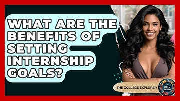 What Are The Benefits Of Setting Internship Goals? - The College Explorer