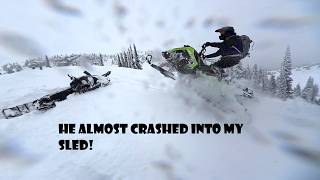 Riding with guys from US, Sweden and Canada