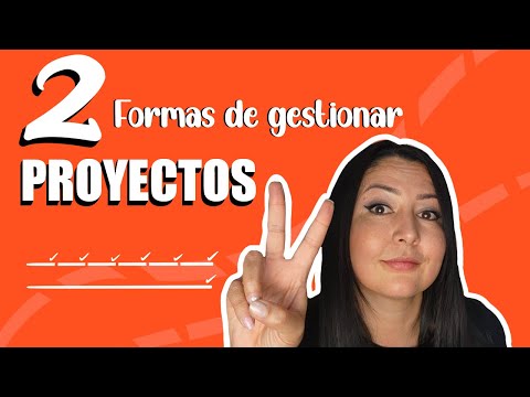 2 Formas para gestionar un PROYECTO DE TECNOLOGÍA