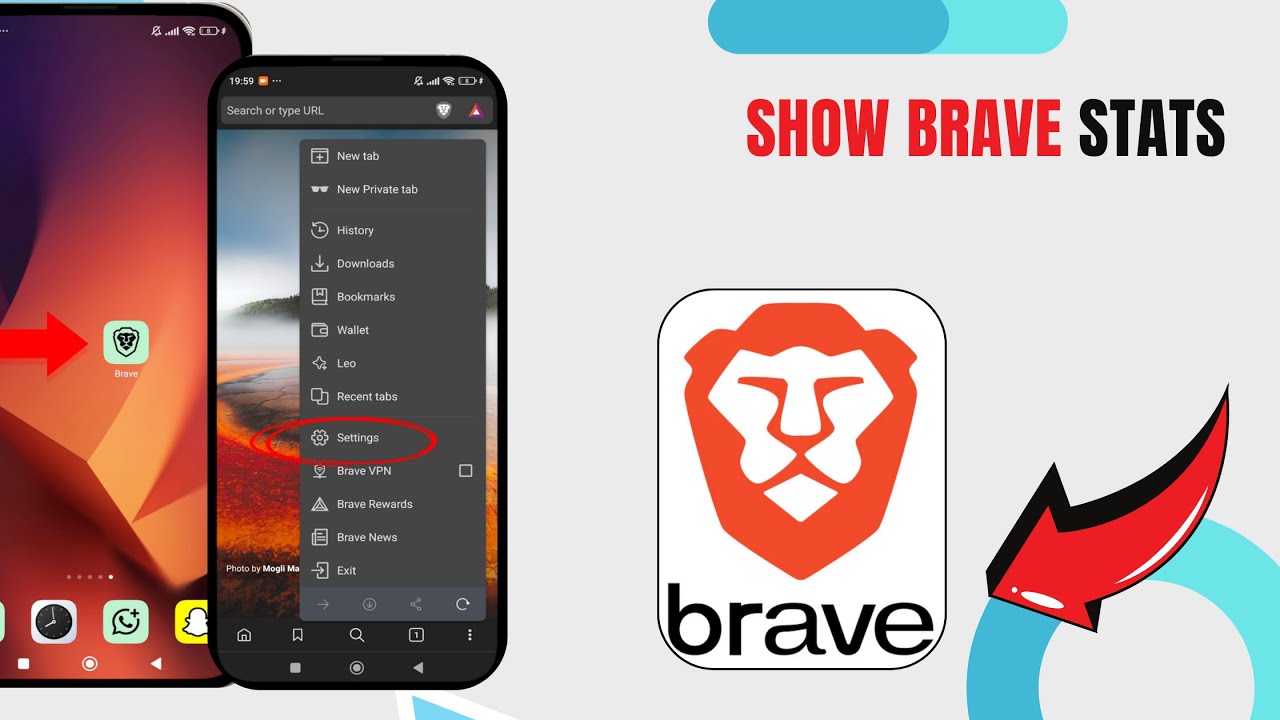 Show Brave Stats On Brave. |Technologyglance