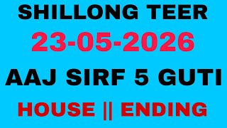 23/05/2026 Shillong Teer Common Number today || Shillong Teer Target Number today 