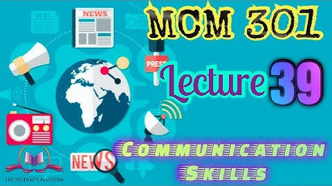 MCM301 Lecture 39 Short Lecture VU Lectures