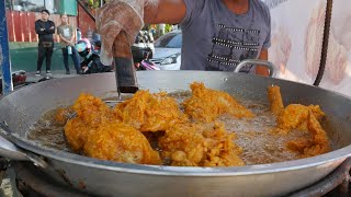 BLOCKBUSTER! Popular Filipino Fried Chicken - 100KG SOLD IN 2 HOURS! - Filipino Street Food