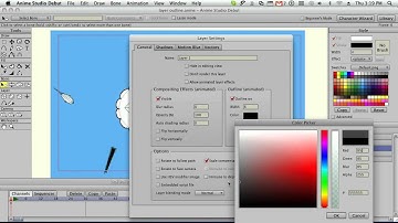 Anime Studio 9 Debut Feature Overview - Layer Outline Effect