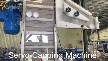 Automatic linear screw bottle servo capping machine with cap elevator,automatic Capper machine(2023)