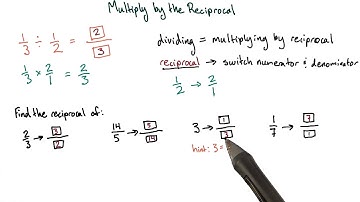 Multiplying by the reciprocal - Intro Algebra Review