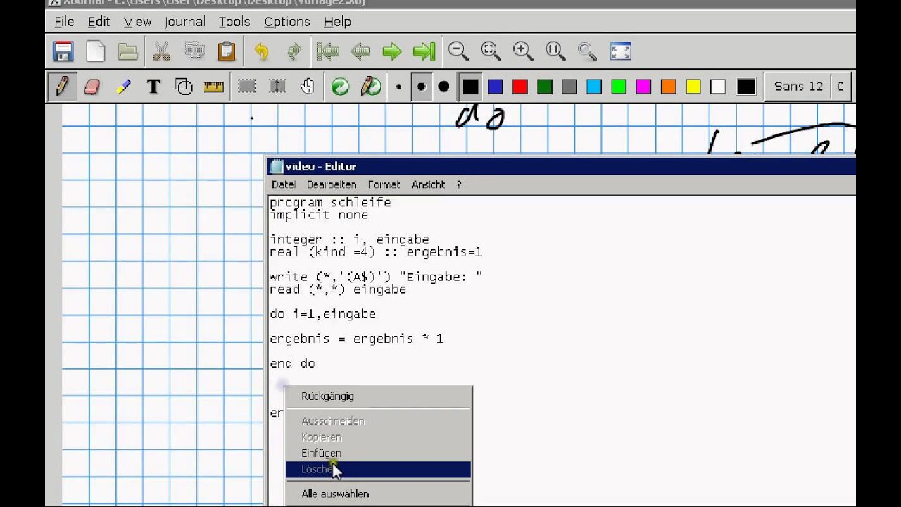 Einf hrung in fortran 90 95 5 schleifen und fakult t 5 youtube