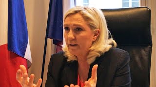 video: Marine Le Pen: 'All I need is a few more points to beat Macron at next election'