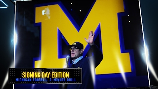 Michigan Football - Signing Day - 2 Minute Drill screenshot 3