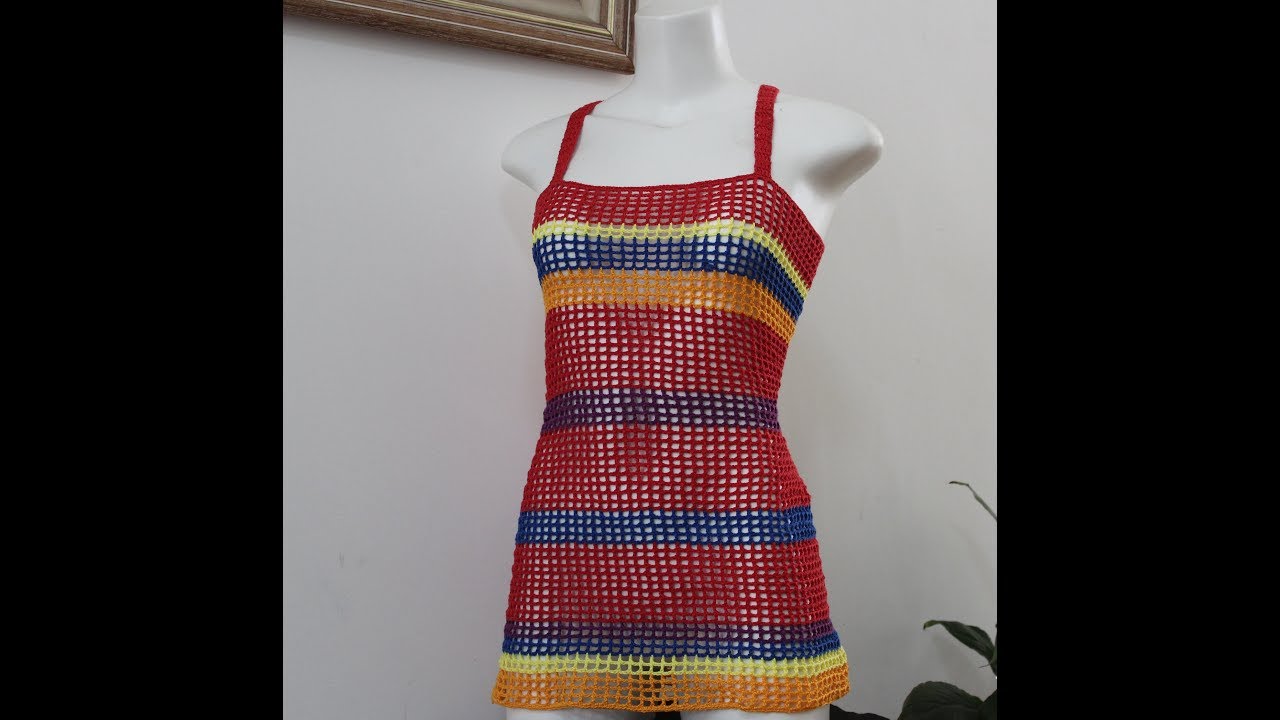 Vestido/Saída de Praia Mais Fácil do Mundo - Nó Chic Crochê - Kátia