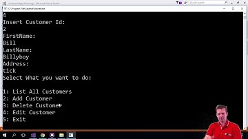 C# Architecture and more with NET Core | S2P24 | Testing the Program | Finding a bug
