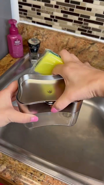 DIY Woodburned Kitchen Soap Dispenser Tray for Hands and Dishes