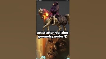 Artist after realizing geometry nodes💀