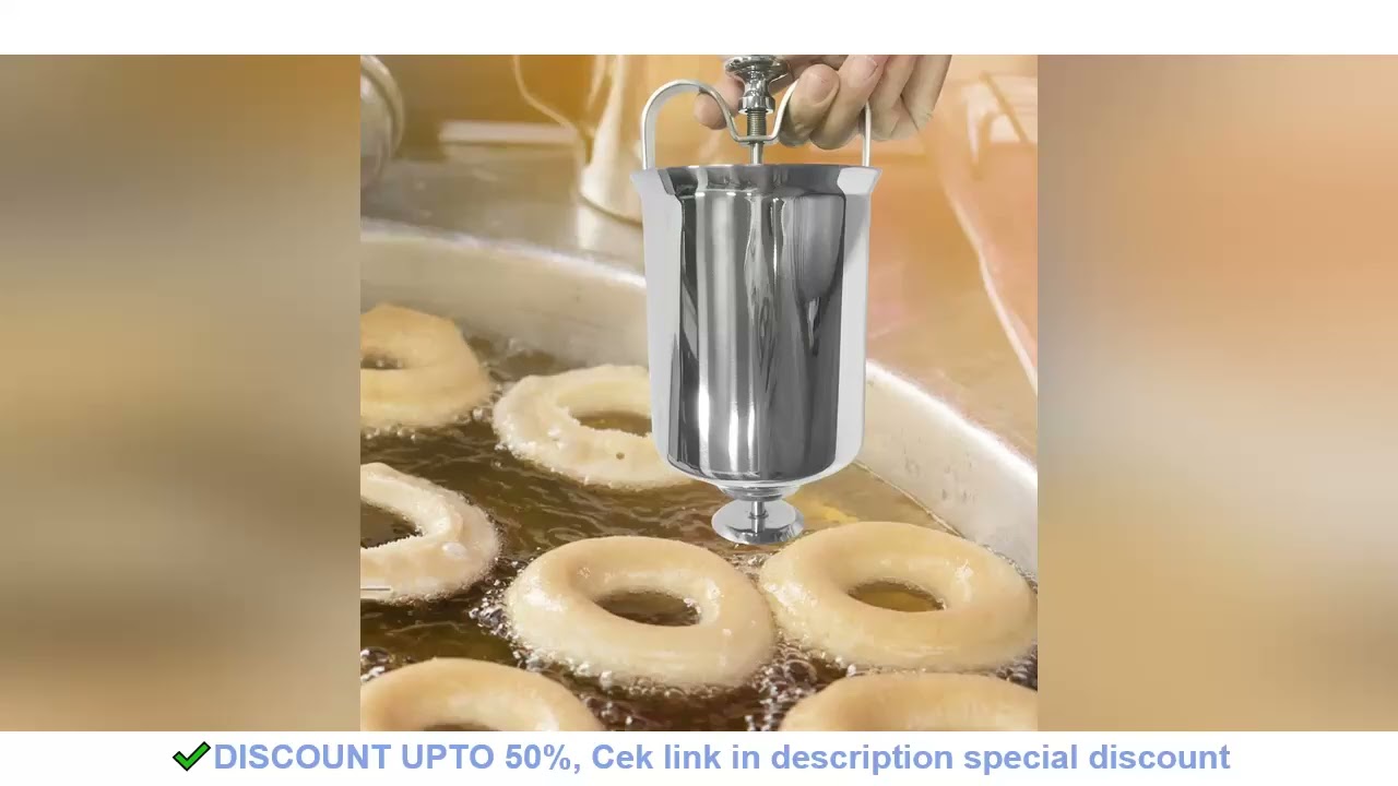Stainless Steel Donut Mold Baking Tool Donut Pan with Hole for Flour Leakage Donut Maker Accessory f