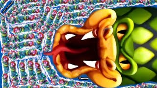 WORM ZONE epic Gameplay Top 1 | part 50 | slitherio wormate biggest snake io🐍 game | Putra Gaming screenshot 4