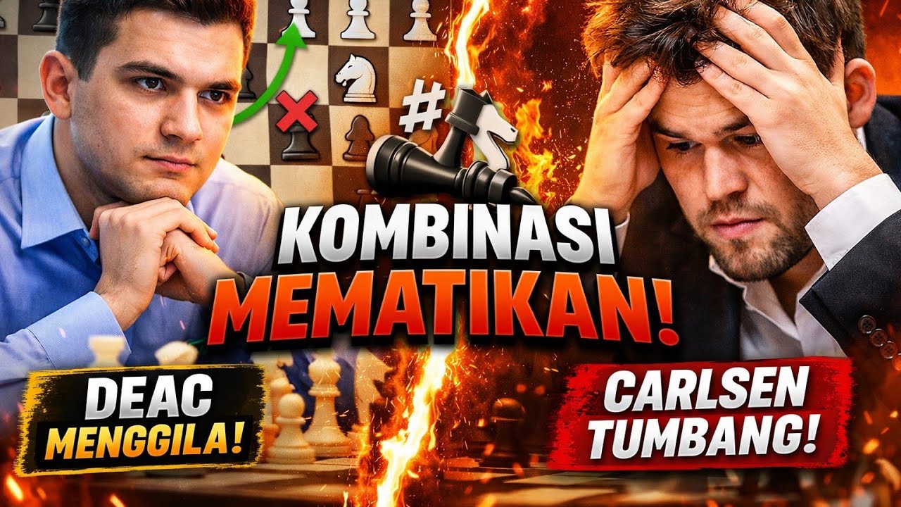 Carlsen Tidak Berkutik! Deac Menang Dramatis