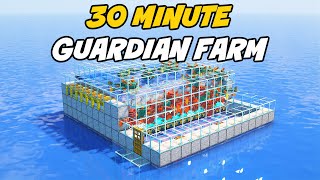 30 Minute Guardian Farm | Minecraft Tutorial