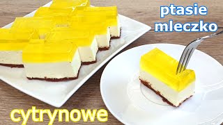 Cytrynowe ptasie mleczko z 4 składników 🍋 Lemon marshmallow made of 4 ingredients