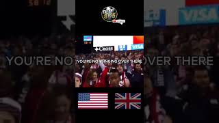 US VS UK FOOTBALL FANS 4 😂😂😂 #football #soccer #uk #us