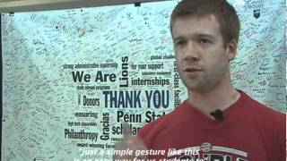 Penn State students just want to say... thank you.
