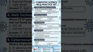 Master Computer Science Fundamentals: High-Yield MCQ Practice Set 02 #practicequestions #shorts